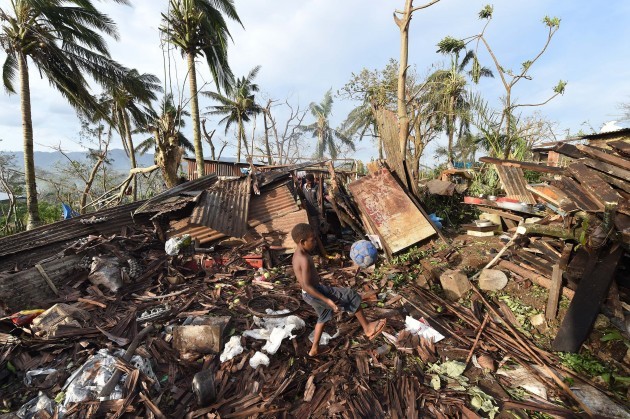 APTOPIX Vanuatu Cyclone Pam