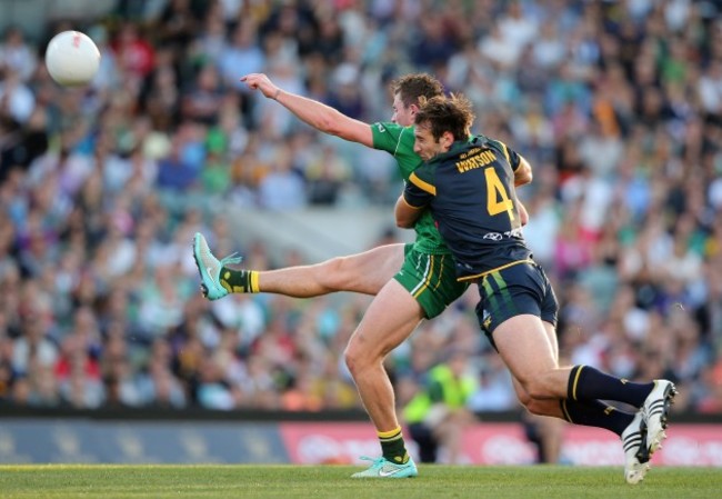 Jobe Watson and Pearce Hanley