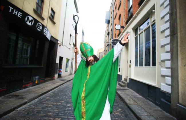 St. Patrick's Day. People from all arou