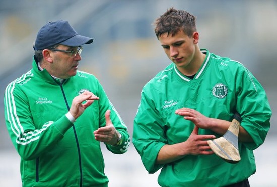 Ger O'Loughlin with Robbie Hanley