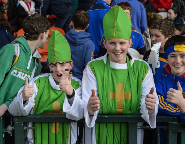 Fans at today's MacRory Cup Final