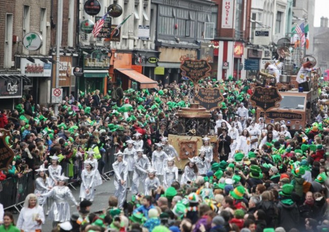 St Patricks Day Parade Dublin. Picture