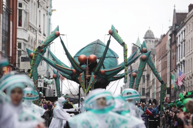 St Patricks Day Parade Dublin. Picture