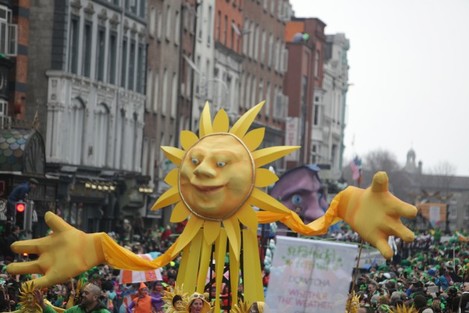 St Patricks Day Parade Dublin. Picture