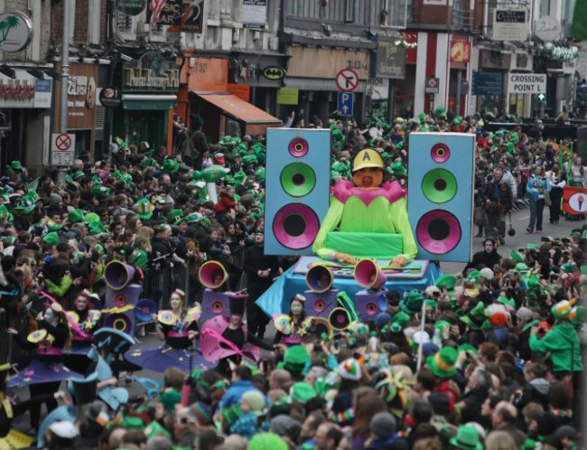 St Patricks Day Parade Dublin. Picture