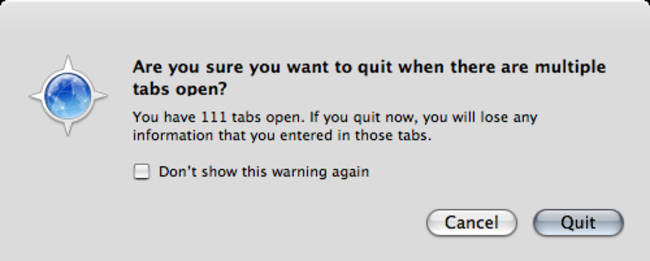 You have 111 tabs open