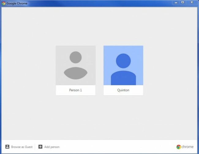 Chrome profiles