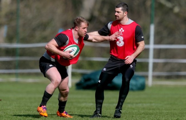 Luke Fitzgerald and Rob Kearney