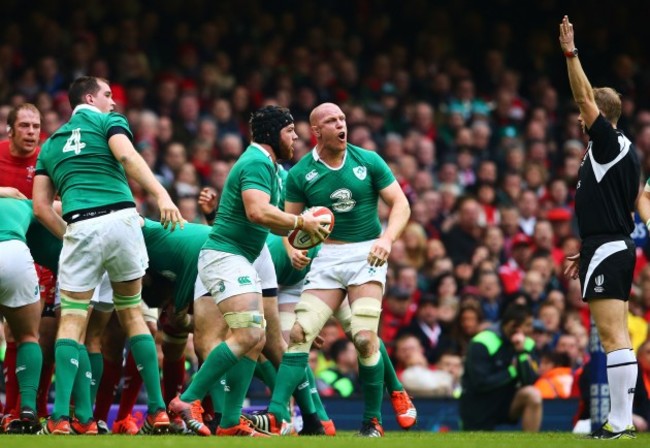 Devin Toner, Sean O'Brien and Paul O'Connell