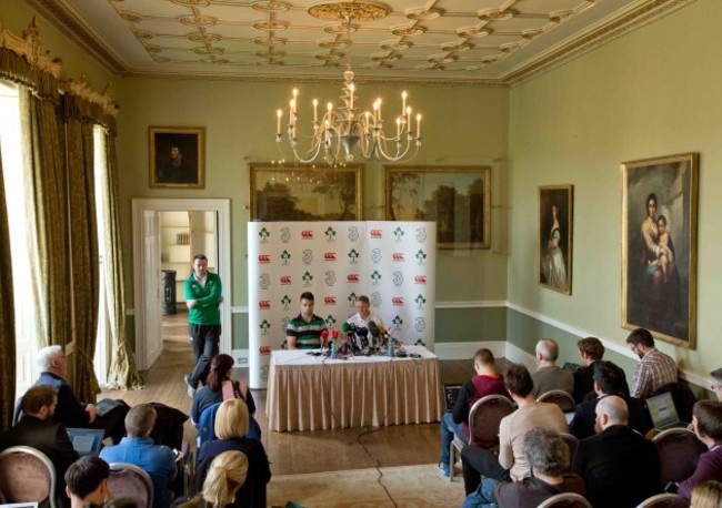 Conor Murray with Joe Schmidt