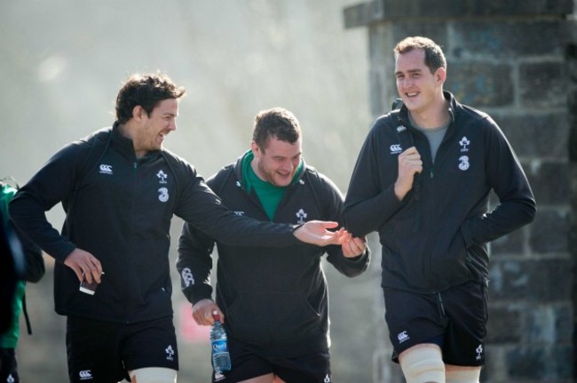 Mike McCarthy, Jack McGrath and Devin Toner