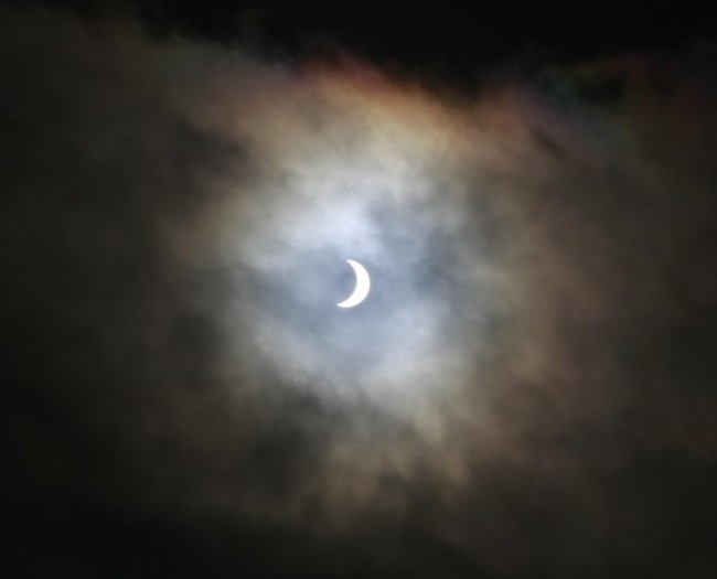 Eclipse taken in Rush County Dublin
