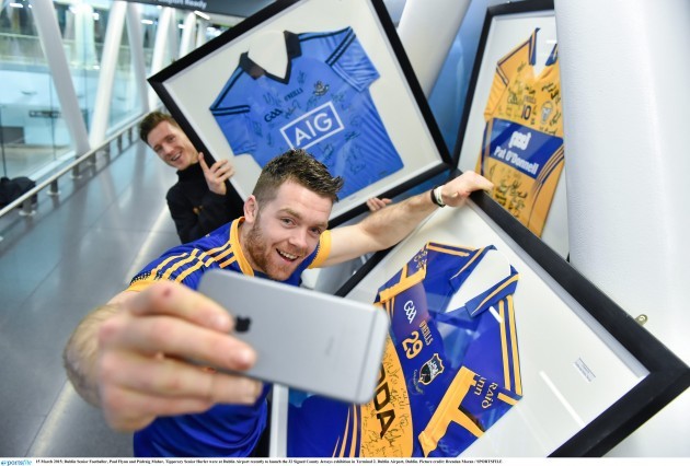 Launch of the 32 Signed County Jerseys exhibition in Terminal 2, Dublin Airport