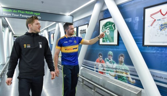 Launch of the 32 Signed County Jerseys exhibition in Terminal 2, Dublin Airport