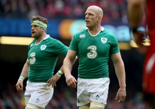 Jamie Heaslip and Paul O'Connell