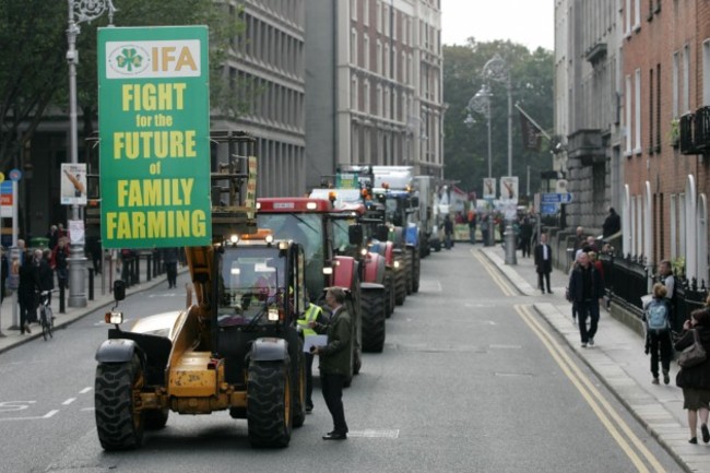 Irish Farmers Protests