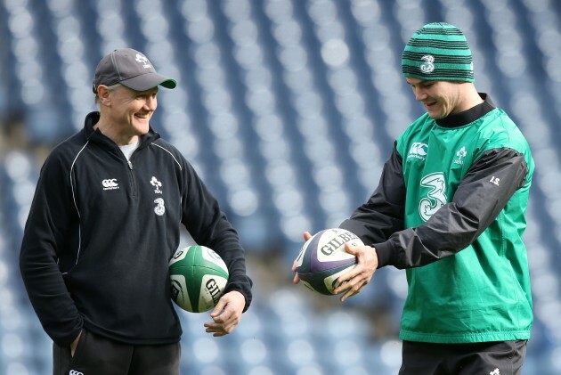 Joe Schmidt and Jonathan Sexton