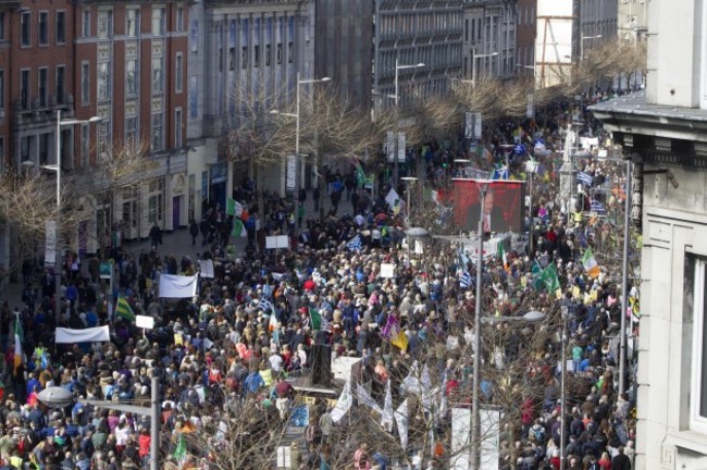 Water Protest. Pictured the Right To W