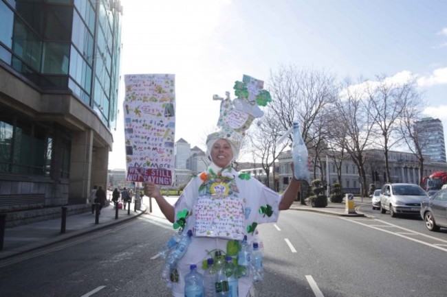 Water Protest. Pictured is Rita Lawlor be