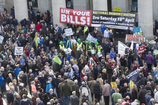 Water Protest. Pictured the Right To W