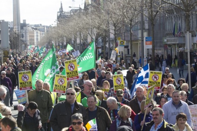 Water Protest. Pictured the Right To W