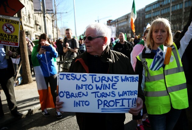 Right2Water protest - Dublin