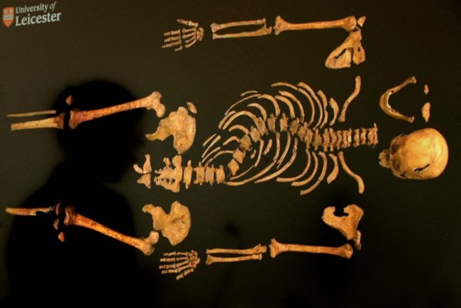 Archaeologists in Richard III dig