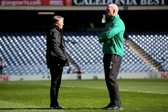 Joe Schmidt and Paul O'Connell