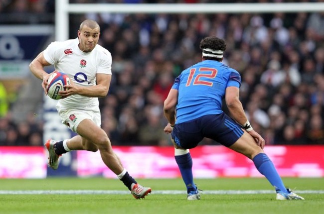 Jonathan Joseph with Maxime Mermoz