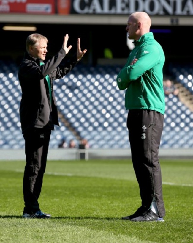 Joe Schmidt and Paul O'Connell