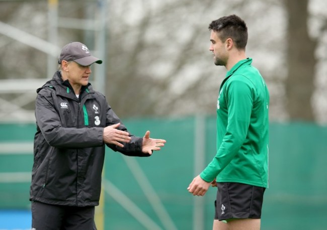 Joe Schmidt and Conor Murray