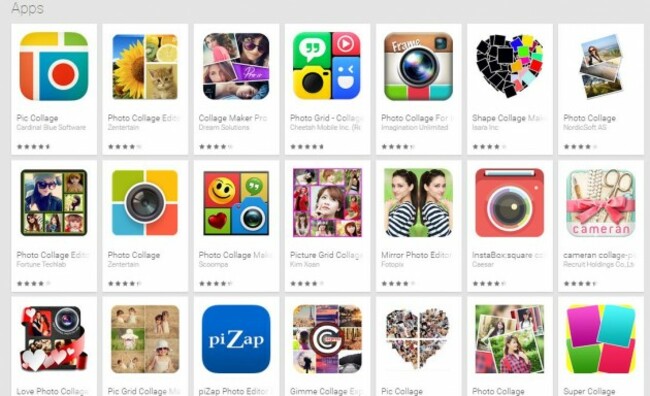 Collage google play