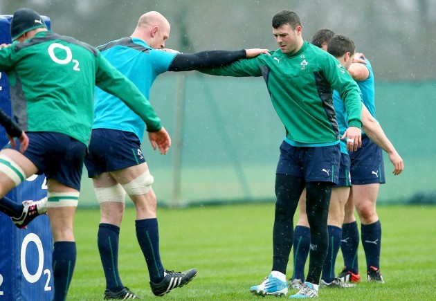 Paul O'Connell and Robbie Henshaw