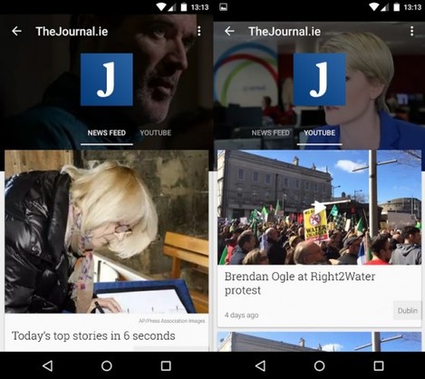 Google Newsstand TheJournal.ie