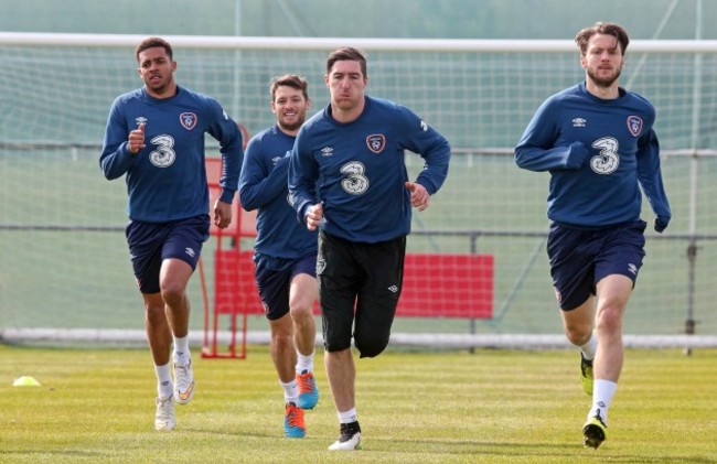 Cyrus Christie, Wes Hoolahan, Stephen Ward and Harry After