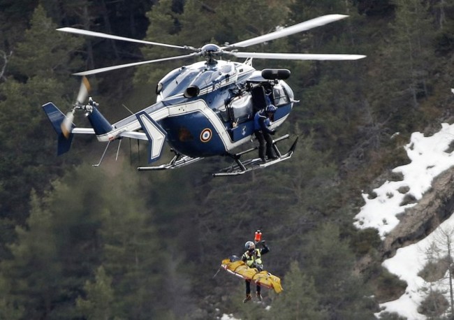 France Plane Crash Recovery