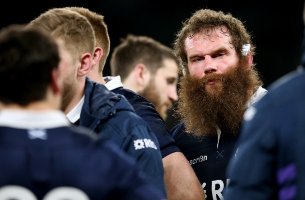 Geoff Cross dejected after the game