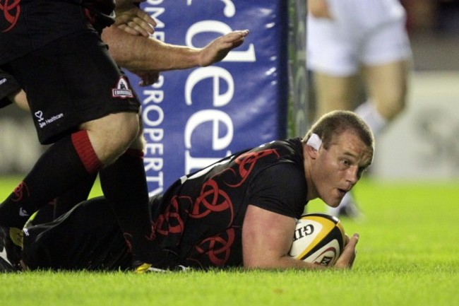 Geoff Cross scores a try 24/9/2010