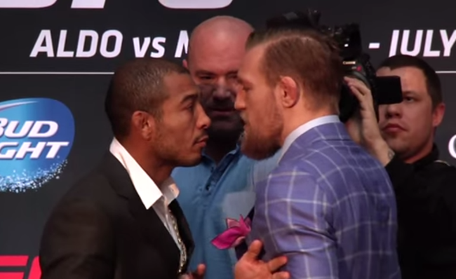 McGregor aldo stand off