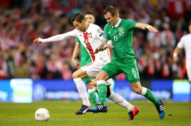 Glenn Whelan and Grzegorz Krychowiak