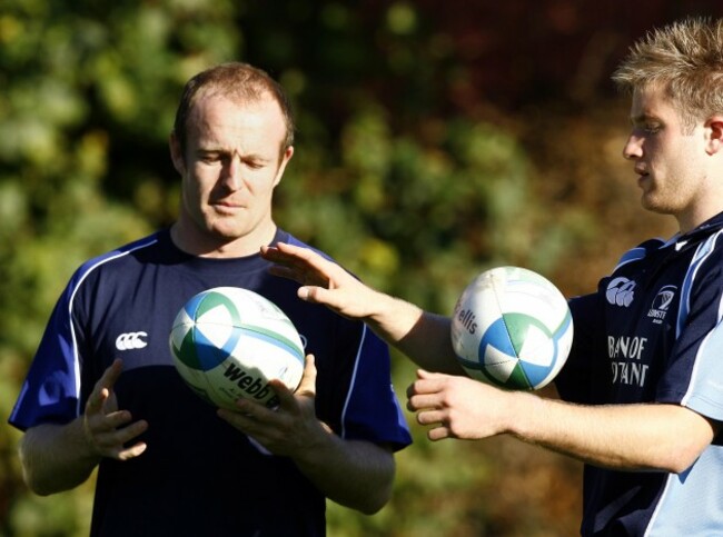 Denis Hickie and Luke Fitzgerald