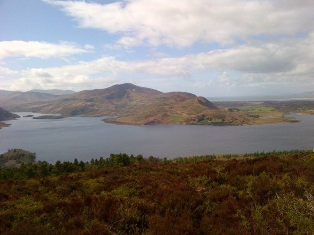 Views from our recreation site at Caragh Lake ...