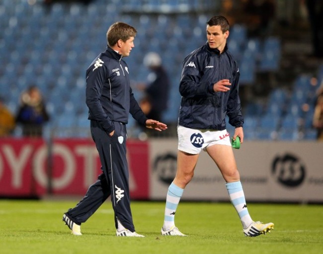 Ronan O'Gara and Jonathan Sexton