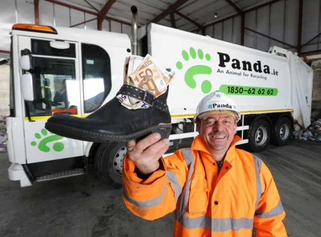 Panda worker finds €1,500 in recycling skip 101