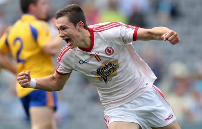 Conor McKenna celebrates scoring his sides first goal