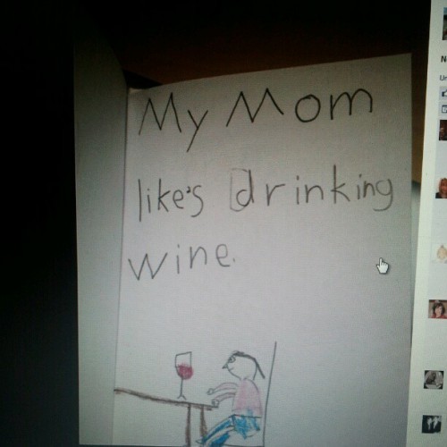 I can see my kids making me this in the future)) thanksEllen #drinkingprobs #mothersdaycard