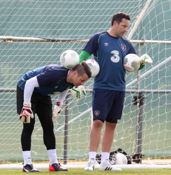 Shay Given and David Forde