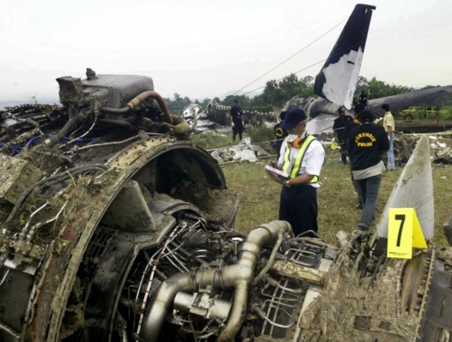 Indonesia Jetliner Fire