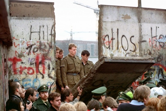 BERLIN WALL COMES DOWN