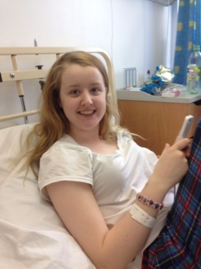 Claire Dolan, after her kidney transplant operation at Beaumont Hospital